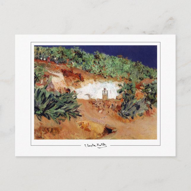 Joaquín Sorolla #148 - vykort för konst (Framsida)