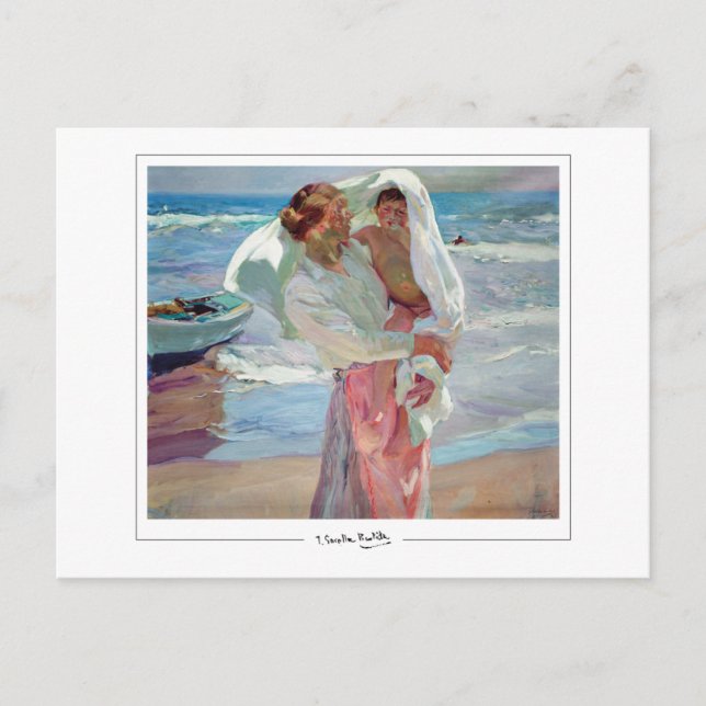 Joaquín Sorolla #21 - Finkonstkort Vykort (Framsida)