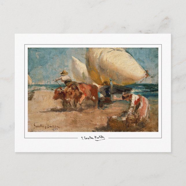 Joaquín Sorolla #26 - Finkonstkort Vykort (Framsida)