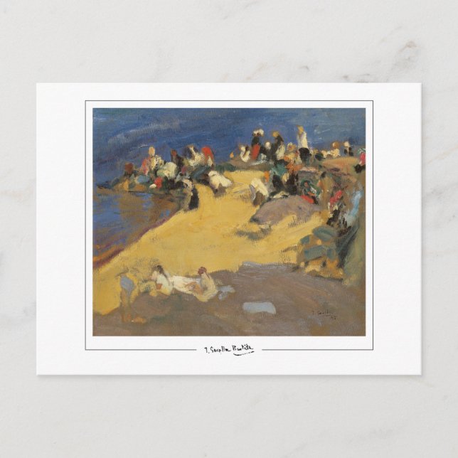 Joaquín Sorolla #2 - Finkonstkort Vykort (Framsida)