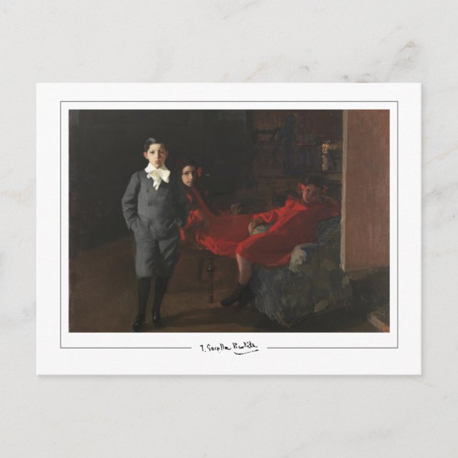 Joaquín Sorolla #34 - vykort för konst (Framsida)