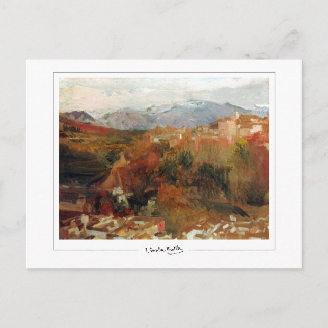 Joaquín Sorolla #40 - vykort för konst (Framsida)