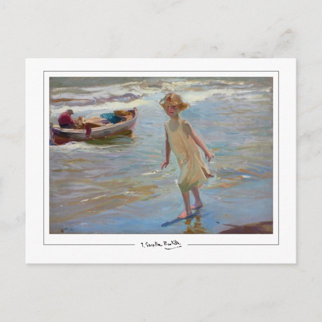 Joaquín Sorolla #426 - Finkonstkort Vykort (Framsida)