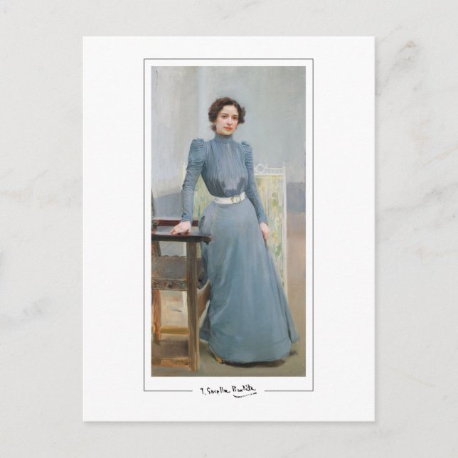 Joaquín Sorolla #490 - vykort för konst (Framsida)