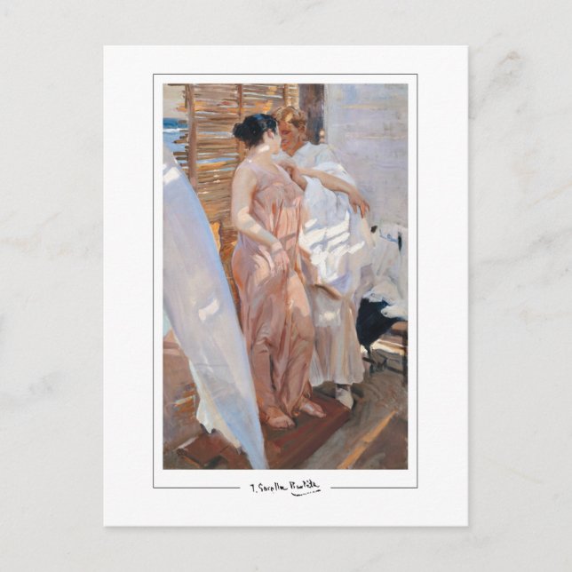 Joaquín Sorolla #5 - Finkonstkort Vykort (Framsida)