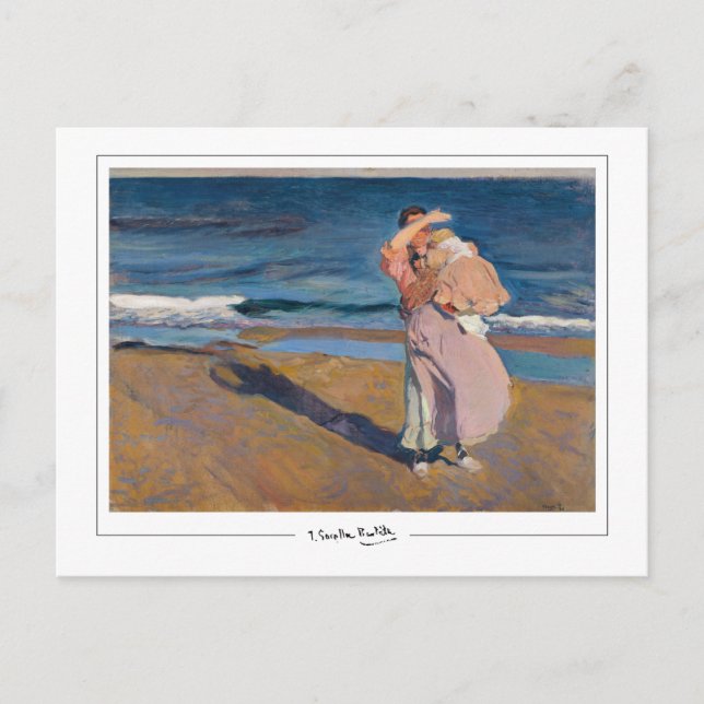 Joaquín Sorolla #8 - vykort för konst (Framsida)