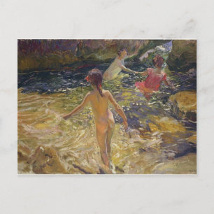 Joaquín Sorolla- Badbadet, Javea Vykort