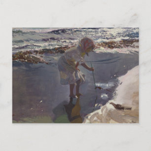 Joaquin Sorolla - Buscando Mariscos Vykort