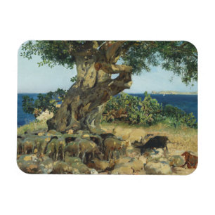 Joaquin Sorolla - Carobträd Magnet