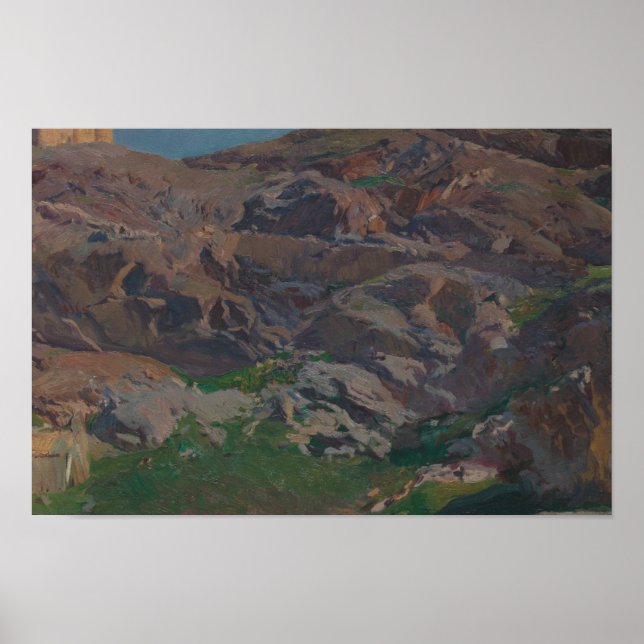 Joaquin Sorolla - Castle of San Servando, Toledo Poster (Framsidan)