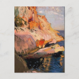Joaquín Sorolla- Cave at San Antonio, Javea Vykort