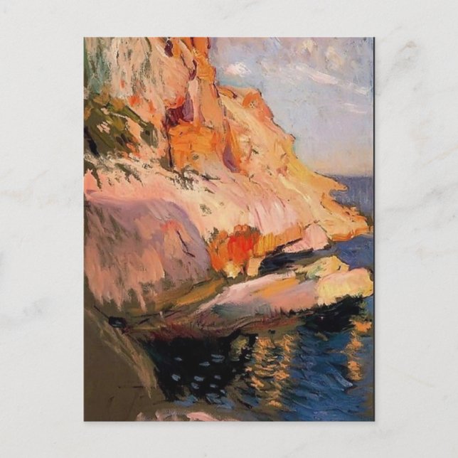 Joaquín Sorolla- Cave at San Antonio, Javea Vykort (Framsida)