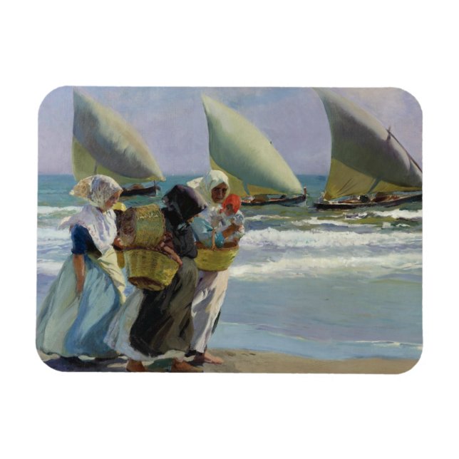 Joaquin Sorolla - de tre seglarna Magnet (Horisontell)