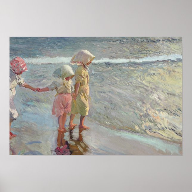 Joaquin Sorolla - de tre systrarna Poster (Framsidan)
