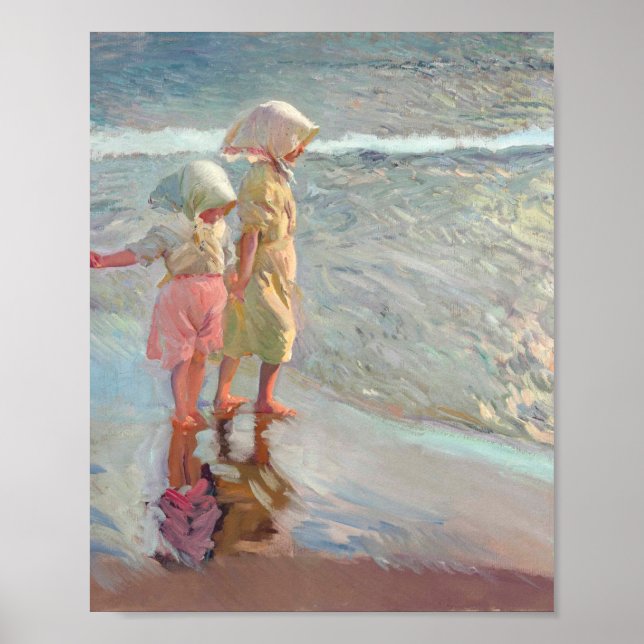 Joaquin Sorolla - de tre systrarna Poster (Framsidan)