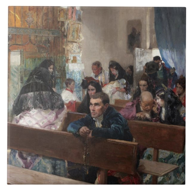 Joaquin Sorolla - dop Kakelplatta (Framsidan)