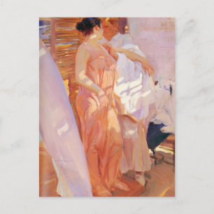 Joaquín Sorolla- Efter badplatsen Vykort
