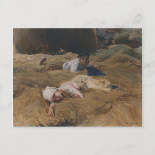 Joaquín Sorolla- Fästen, Asturias Vykort
