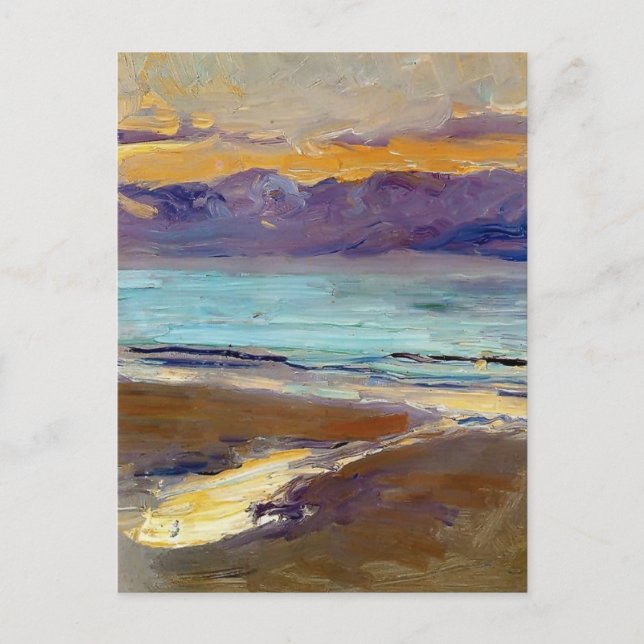 Joaquín Sorolla-Seashore Vykort (Framsida)