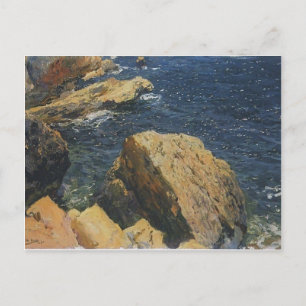 Joaquín Sorolla- Sten i Kap, Javea Vykort
