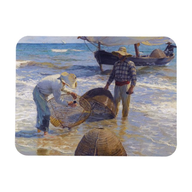 Joaquin Sorolla - Valencia Fisherman Magnet (Horisontell)