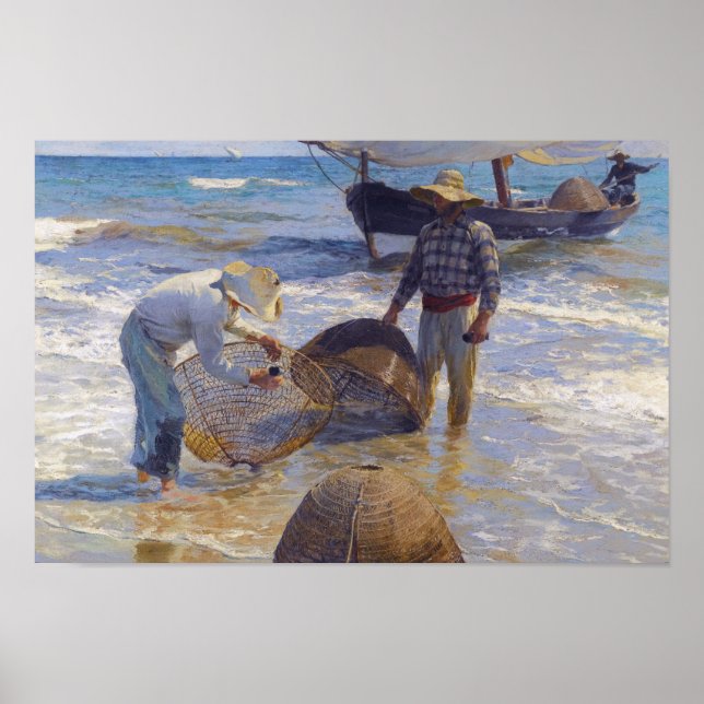 Joaquin Sorolla - Valencia Fisherman Poster (Framsidan)