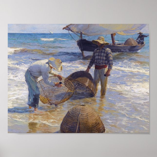 Joaquin Sorolla - Valencia Fisherman Poster (Framsidan)