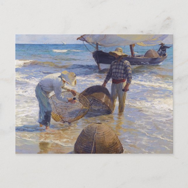 Joaquin Sorolla - Valencia Fisherman Vykort (Framsida)