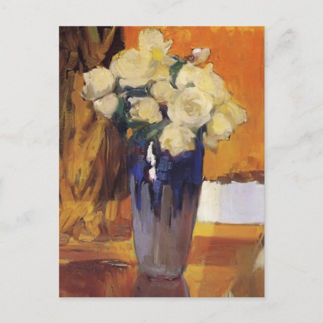Joaquín Sorolla- Vit ros från House Garden Vykort (Framsida)