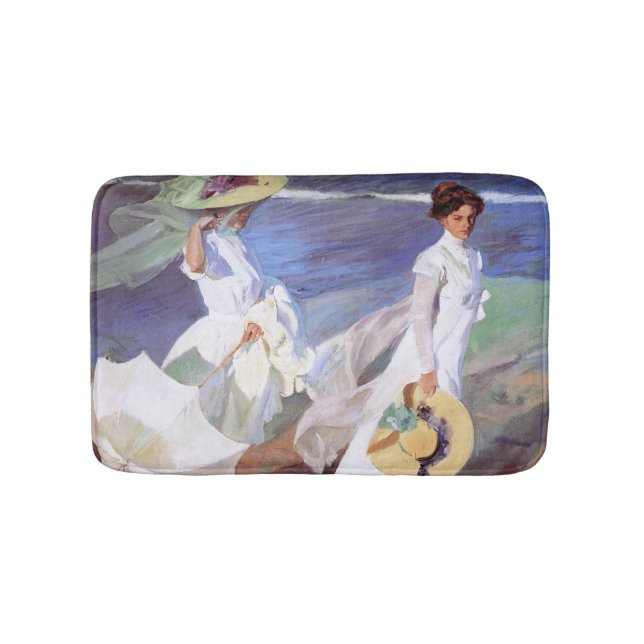 Joaquin Sorolla Women Walking Beach Badrumsmatta (Framsidan)