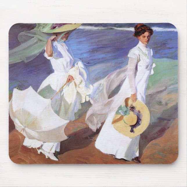 Joaquin Sorolla Women Walking Beach Musmatta (Framsidan)