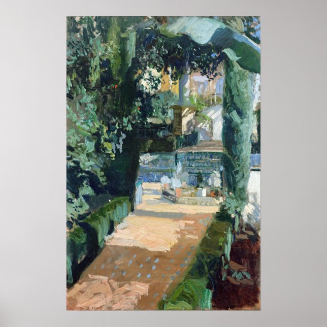 Joaquín Sorolla y Bastida Court of the Dances Poster (Framsidan)