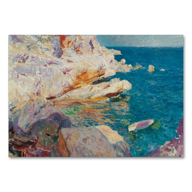 Joaquin Sorolla Y Bastida - Sten vid Javea. Bordsnummer (Framsidan)