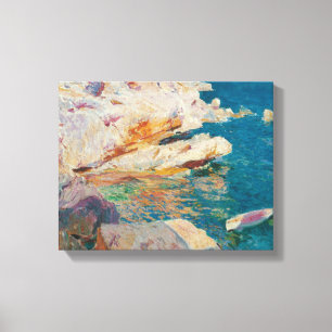 Joaquin Sorolla Y Bastida - Sten vid Javea. Canvastryck