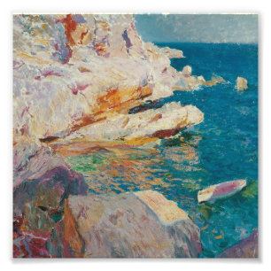 Joaquin Sorolla Y Bastida - Sten vid Javea. Fototryck