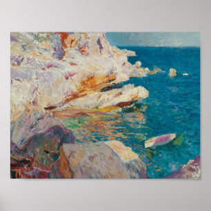 Joaquin Sorolla Y Bastida - Sten vid Javea. Poster