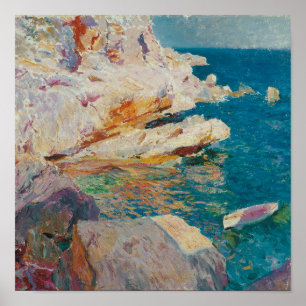 Joaquin Sorolla Y Bastida - Sten vid Javea. Poster