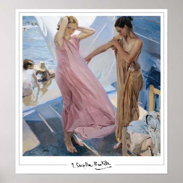 Joaquín Sorolla Zedign Art Poster #27 (Framsidan)