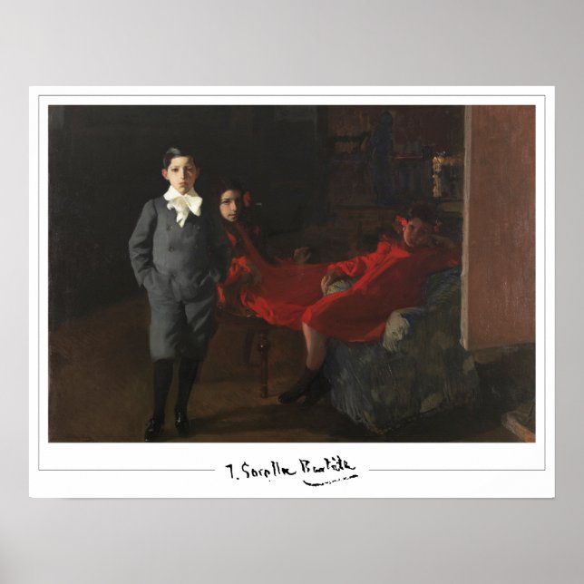 Joaquín Sorolla Zedign Art Poster #34 (Framsidan)