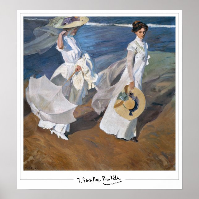 Joaquín Sorolla Zedign Art Poster nr 19 (Framsidan)