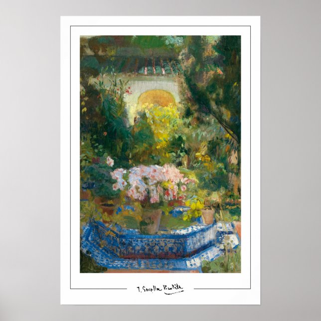 Joaquín Sorolla Zedign Art Poster nr 4 (Framsidan)