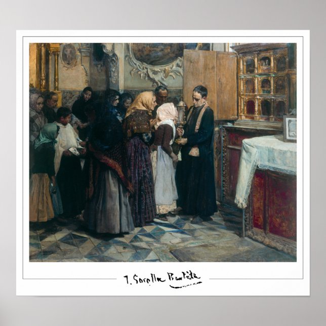 Joaquín Sorolla Zedign konstaffisch #10 Poster (Framsidan)