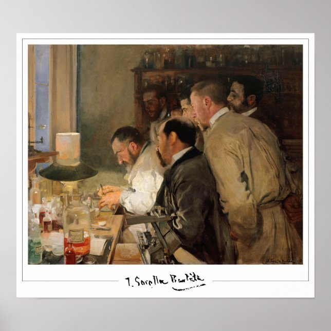 Joaquín Sorolla Zedign konstaffisch #14 Poster (Framsidan)