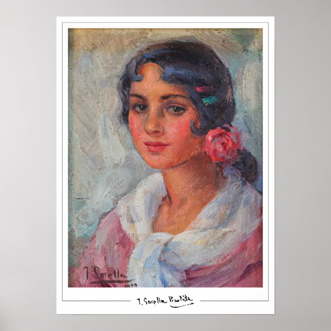 Joaquín Sorolla Zedign konstaffisch #22 Poster (Framsidan)