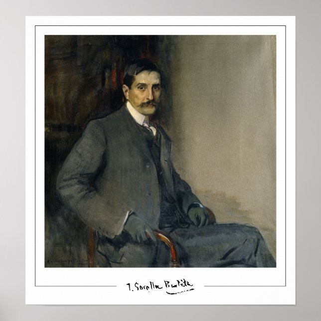 Joaquín Sorolla Zedign konstaffisch #24 Poster (Framsidan)
