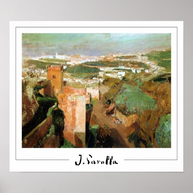Joaquín Sorolla Zedign konstaffisch #254 Poster (Framsidan)