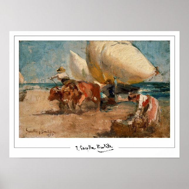 Joaquín Sorolla Zedign konstaffisch #26 Poster (Framsidan)