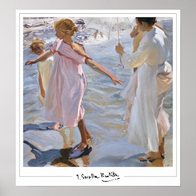 Joaquín Sorolla Zedign konstaffisch #28 Poster (Framsidan)