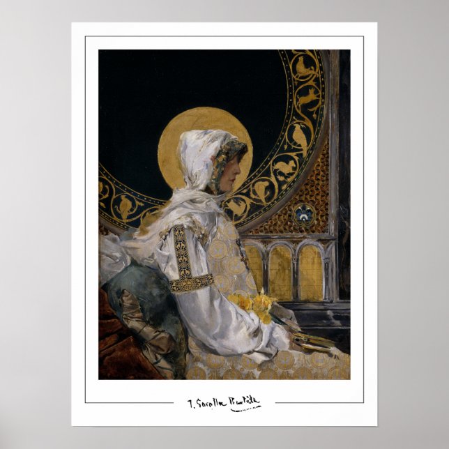 Joaquín Sorolla Zedign konstaffisch #30 Poster (Framsidan)