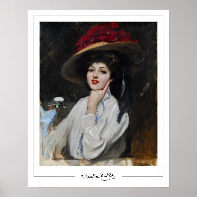 Joaquín Sorolla Zedign konstaffisch #447 Poster (Framsidan)